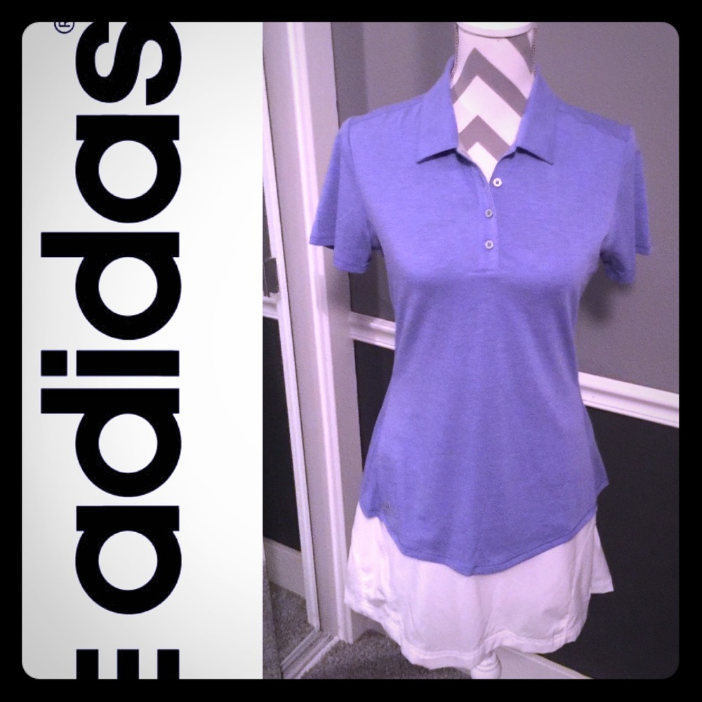 Purple periwinkle Adidas golf women’s top